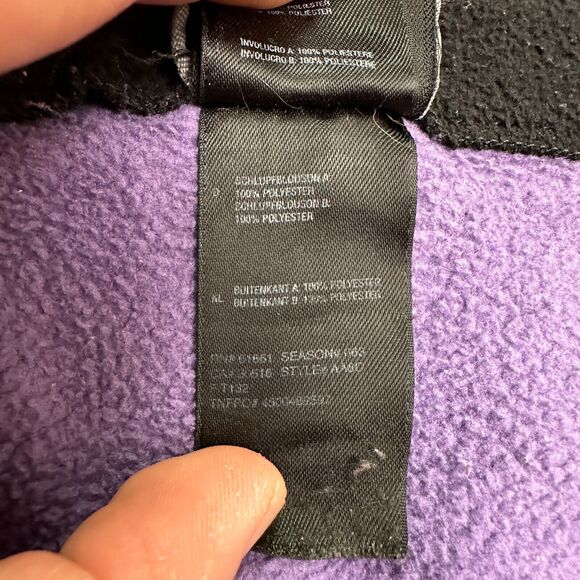 The North Face Polartec Fleece Jacket Womens Medium Purple Full Zip Outdoor Hike - Picture 10 of 16